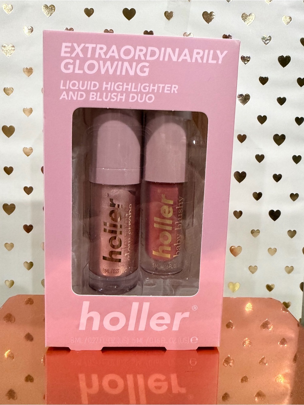 Holler Extraordinarily Glowing Liquid Highlighter & Blush Duo (NEW)